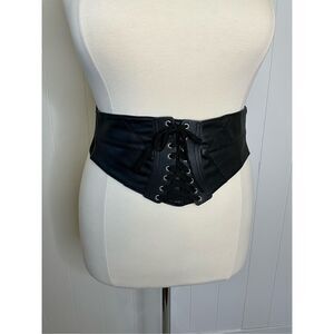 Torrid Black Lace-Up Belt